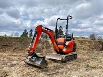 Pronájem minibagr Kubota K008