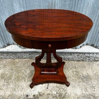 biedermeier lýrový stôl / stolík - 1