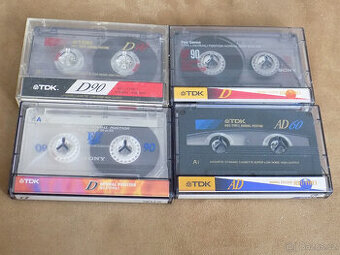 magnetofonové kazety MC, 2x SONY , 2x TDK