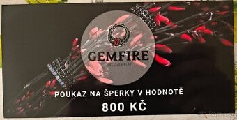 Voucher na šperky / piercing do Gemfire
