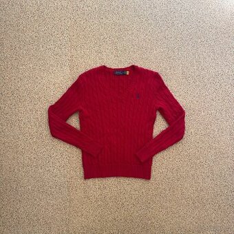 Ralph Lauren Polo dámský červený svetr | vel. S