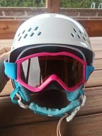 Dívčí helma K2+brýle UVEX