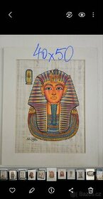 Papyrus Egypt zarámované - 1