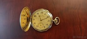 Zlaté 14K kapesní hodinky Chronometre CORGEMONT - 1