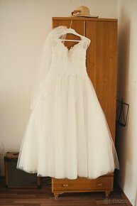 Svatební šaty vel. 38 - 1