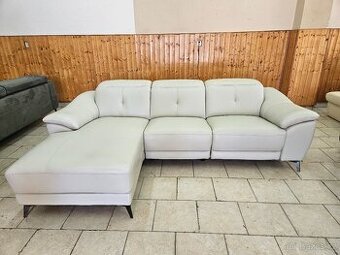 ROHOVÁ KOŽENÁ SOUPRAVA  -NOVÁ