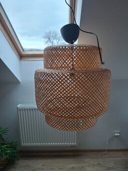Závěsná lampa, bambus Ikea