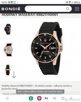 Hodinky Maserati automatic