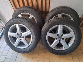 Sada alu kol na VW 6,5Jx16H2 ET42 se zimními pneumatikami
