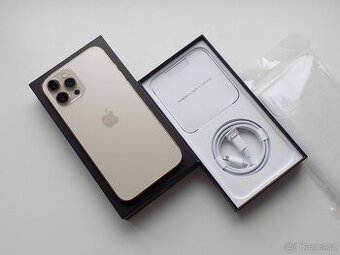APPLE iPhone 12 Pro Max 256GB Gold - ZÁRUKA 12 MĚSÍCŮ - TOP