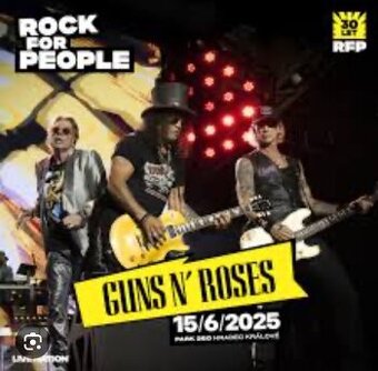 GUNS N’ ROSES Rock for People - Golden Circle