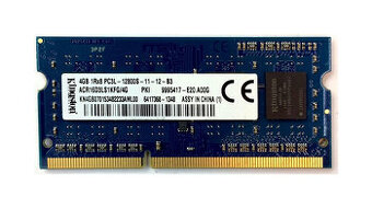 Kingston RAM DDR3 4GB PC3L-12800S 1600MHz