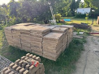 Betonová dlažba 500x500, zbývá 100ks
