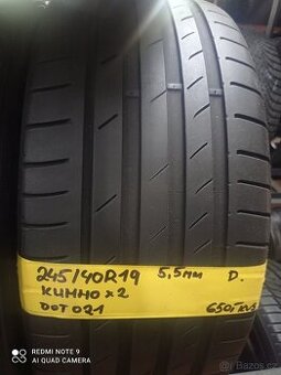 245/40r19 letní Kumho