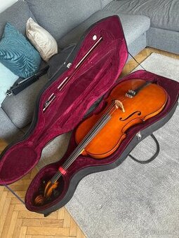 Prodám 4/4 violoncello + tvrdé pouzdro + smyčec + příslušens