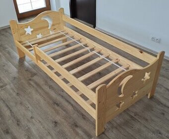 Nová dětská postel s matrací 180x80 cm + rošt