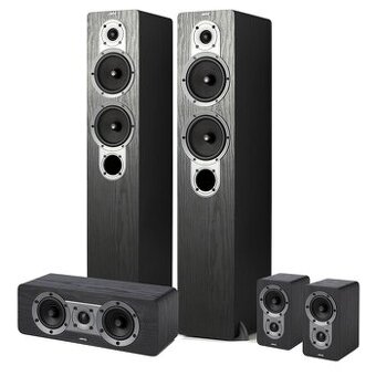 Set reproduktorů 5.0 - Jamo S 628 HCS Black Ash