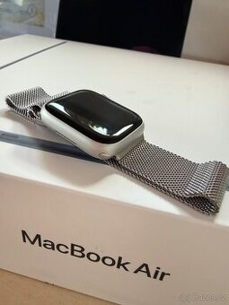 Prodám Apple Watch 9 GPS+Cellular Milánsky tah