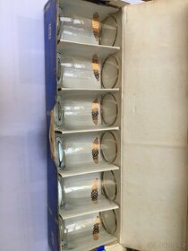 Retro skleničky 110 ml sada 6 ks