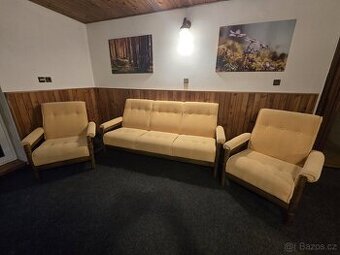 Starožitná sedací souprava 1+2