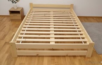 Nová postel 180x200 cm borovice + rošt