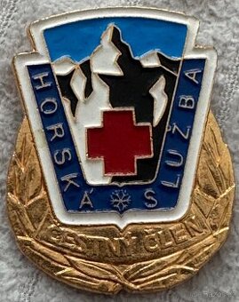 Odznak Čestný člen - Horská služba (zavírací špendlík)