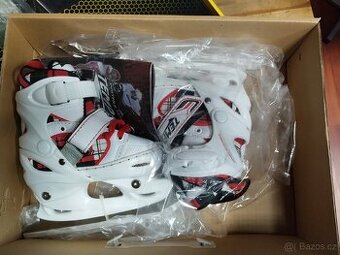 Lední dětské brusle nové nepoužité nastavitelné vel.26-29