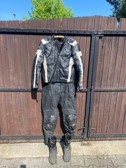 Dvoudílná moto kombinéza A-PRO +boty