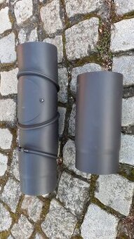 Kouřovod 120cm: 4-segmentové koleno + trubka 25cm