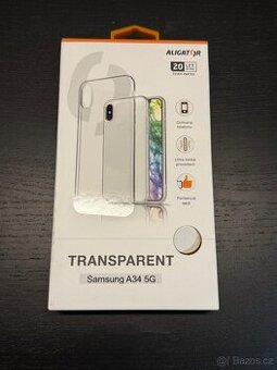 Aligator Transparent pouzdro na Samsung Galaxy A34 5G