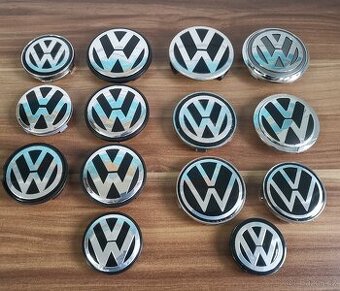 Různé středové krytky VW pokličky