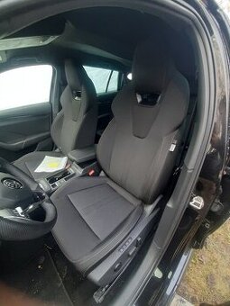 Sedadla sedačky Škoda Octavia IV sportline thermoflux