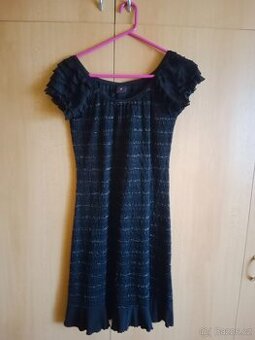 Společenské černé šaty, vel. 40 - nové