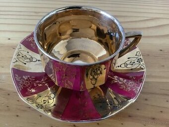 Starožitný šálek s podšálkem, Stará Role, Schneider&Co