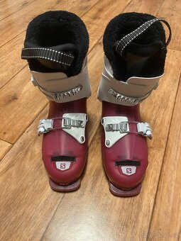 Lyže norica a boty salamon - 1