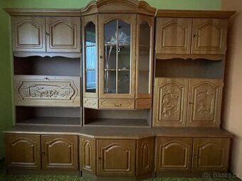 Rustikální obývací stěna