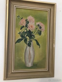 Obraz - kytice ve váze - Vovsová