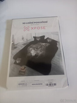 3D ložní povlečení Vlk