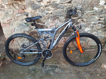 Olpran Denver Full Disc Full Suspenzion 27,5" stříbrné/čern