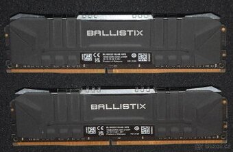 Crucial Ballistix Black DDR4 32GB (2x16) 3200MHz CL16 1.35V