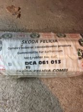 Škoda Felicia, Fabia gumové, gumotextilni koberce kufru