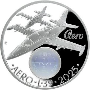 500 Kč Cvičný letoun Aero L- 39 Albatros 2025 Proof