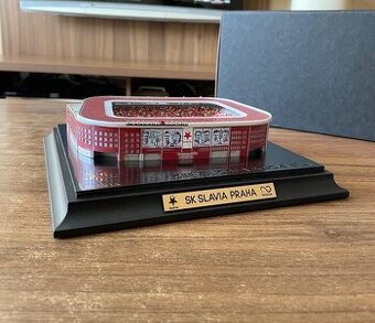 Model fotbalového stadionu Slavie