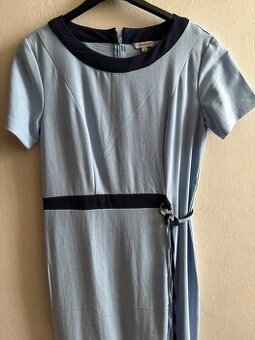 Šaty světle modré velikost 38