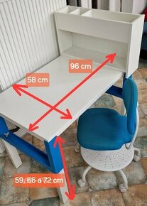 Dětský rostoucí stůl se židlí