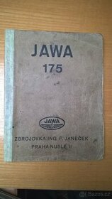 Jawa 175 předválečná příručka IX. vydání -typ lidový