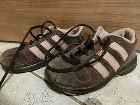 Kožené dívčí boty Adidas vel.25