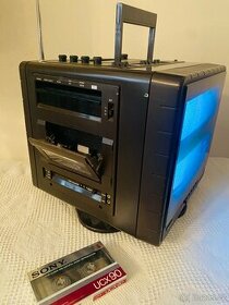 Tv Philips Cube, 9 TC 2100, rok 1980, TV/Rádio/Magnetofon