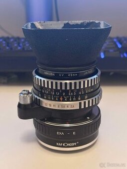 Carl Zeiss Jena Tessar 2,8/50 + HAKUBA UV B: EXA