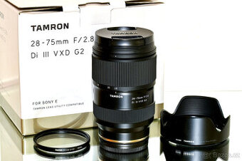 Sony E TAMRON 28-75mm f/2,8 Di III VXD G2 + UV TOP STAV